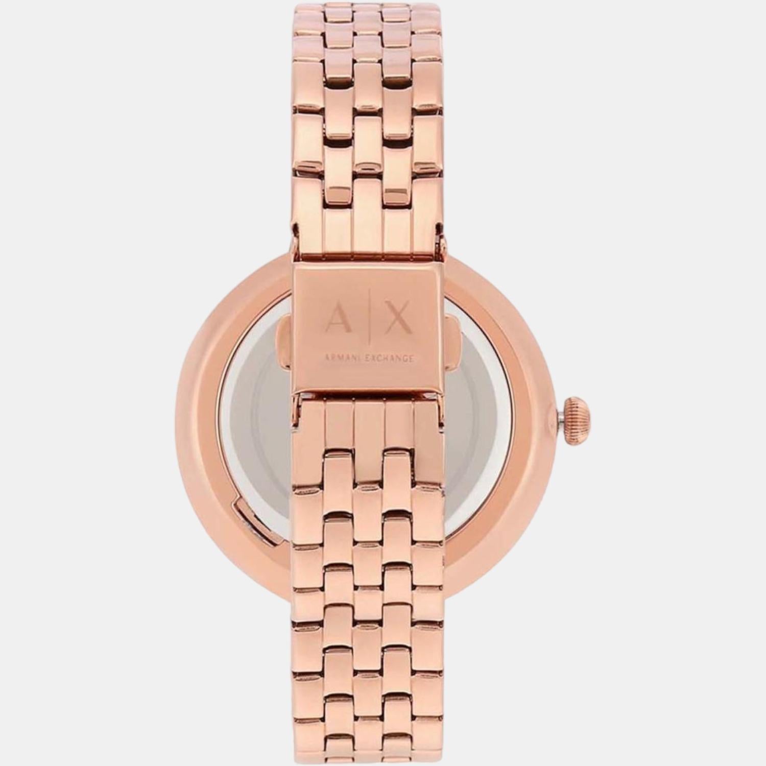 Armani smartwatch shop rose gold