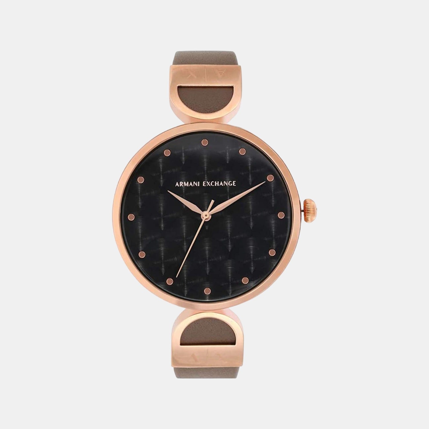 Armani Exchange Round Black Analog watch