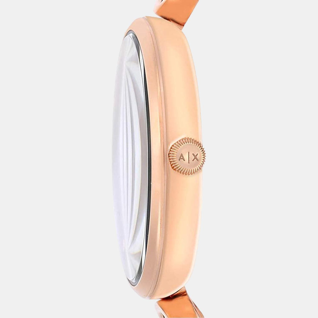 Armani Exchange Women Round Black watch