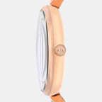 Armani Exchange Women Round Black watch