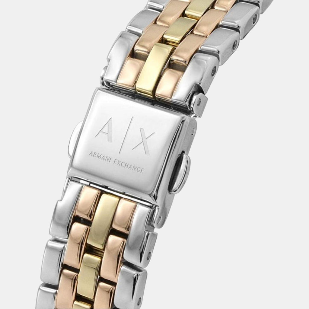 Armani Exchange Women Round Silver watch