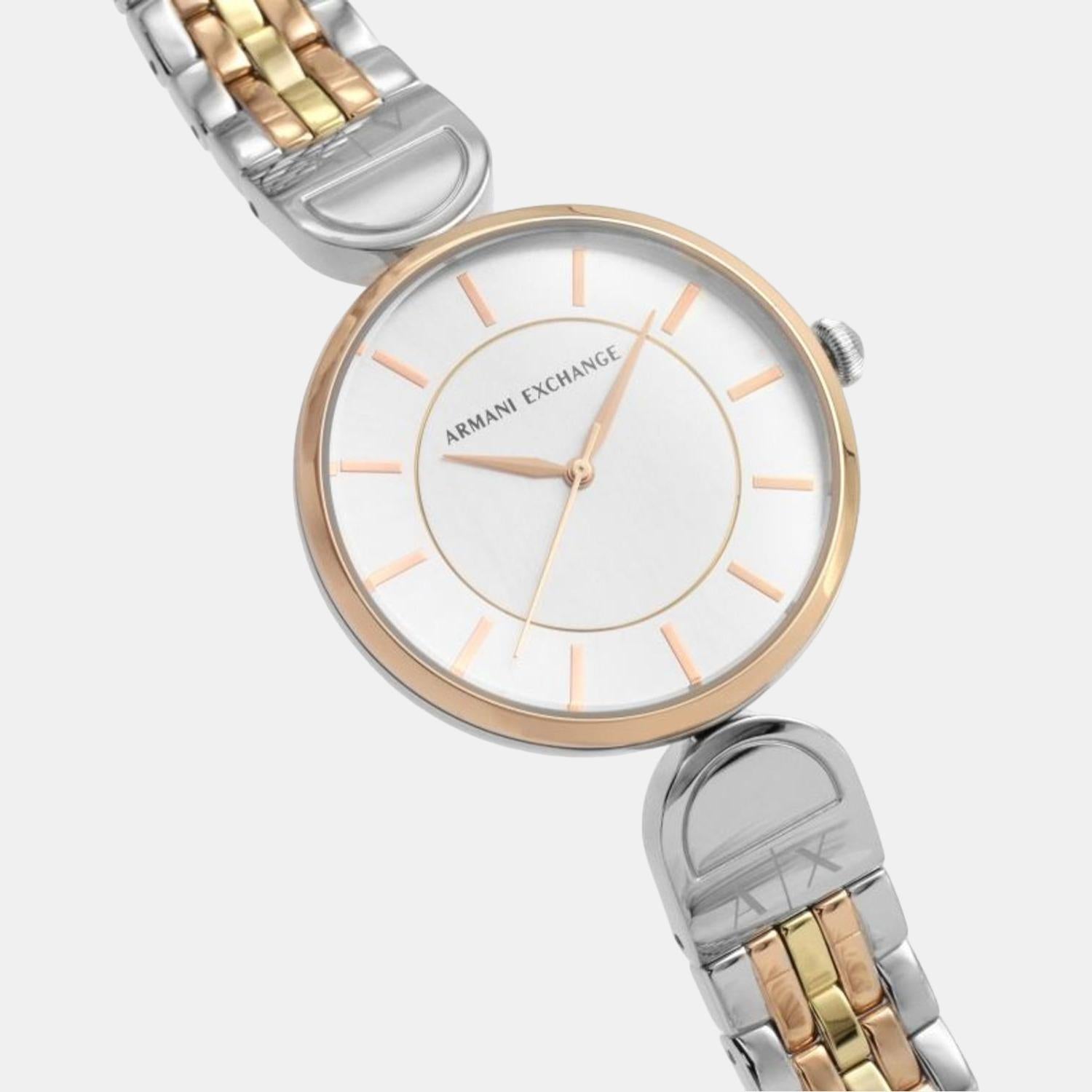 Armani Exchange Stainless Steel Round watch