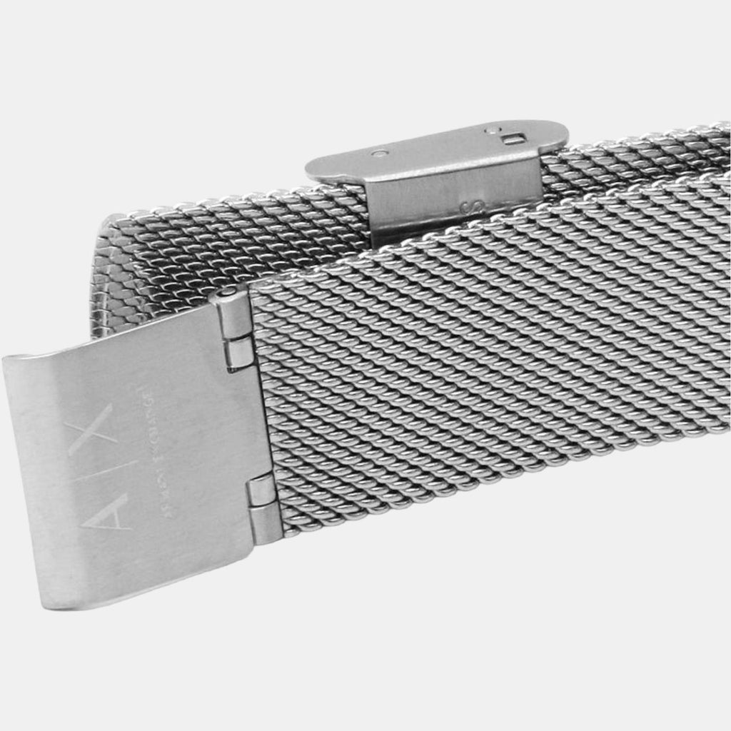 Armani Exchange Women Round Silver watch