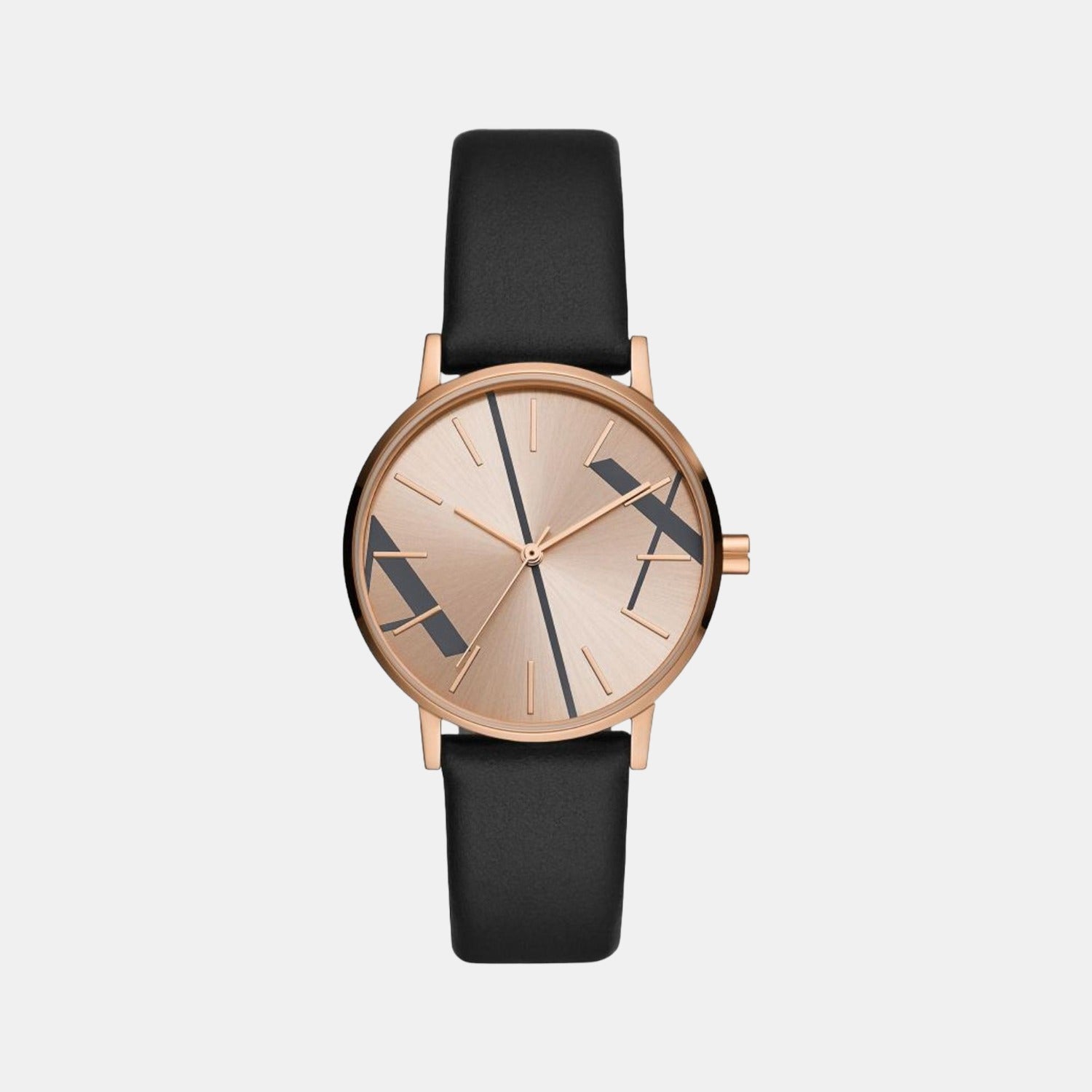 Armani Exchange Round Rose Gold Analog watch