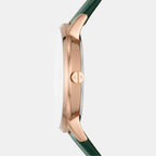 Armani Exchange Women Round Rose Gold watch