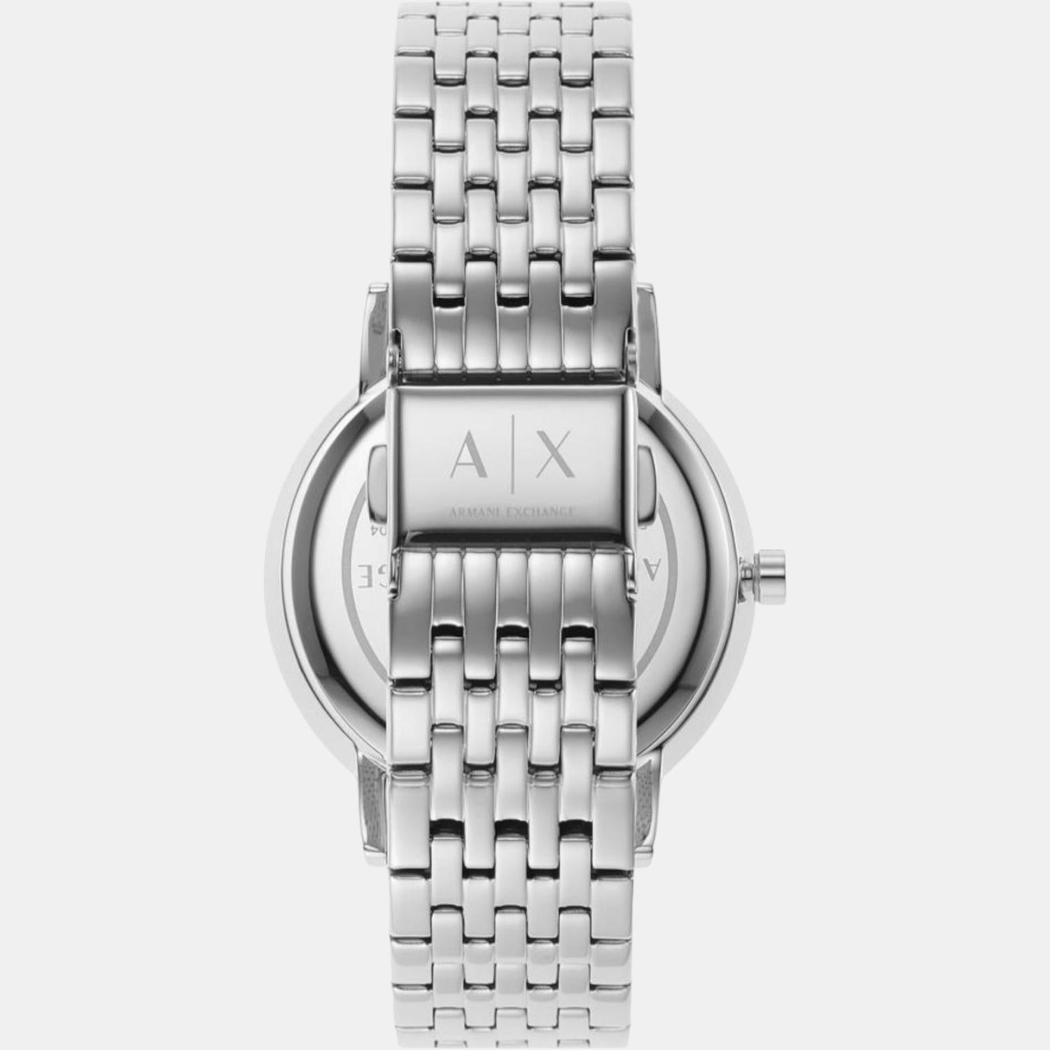 Armani Exchange Female Silver Analog Stainless Steel Watch