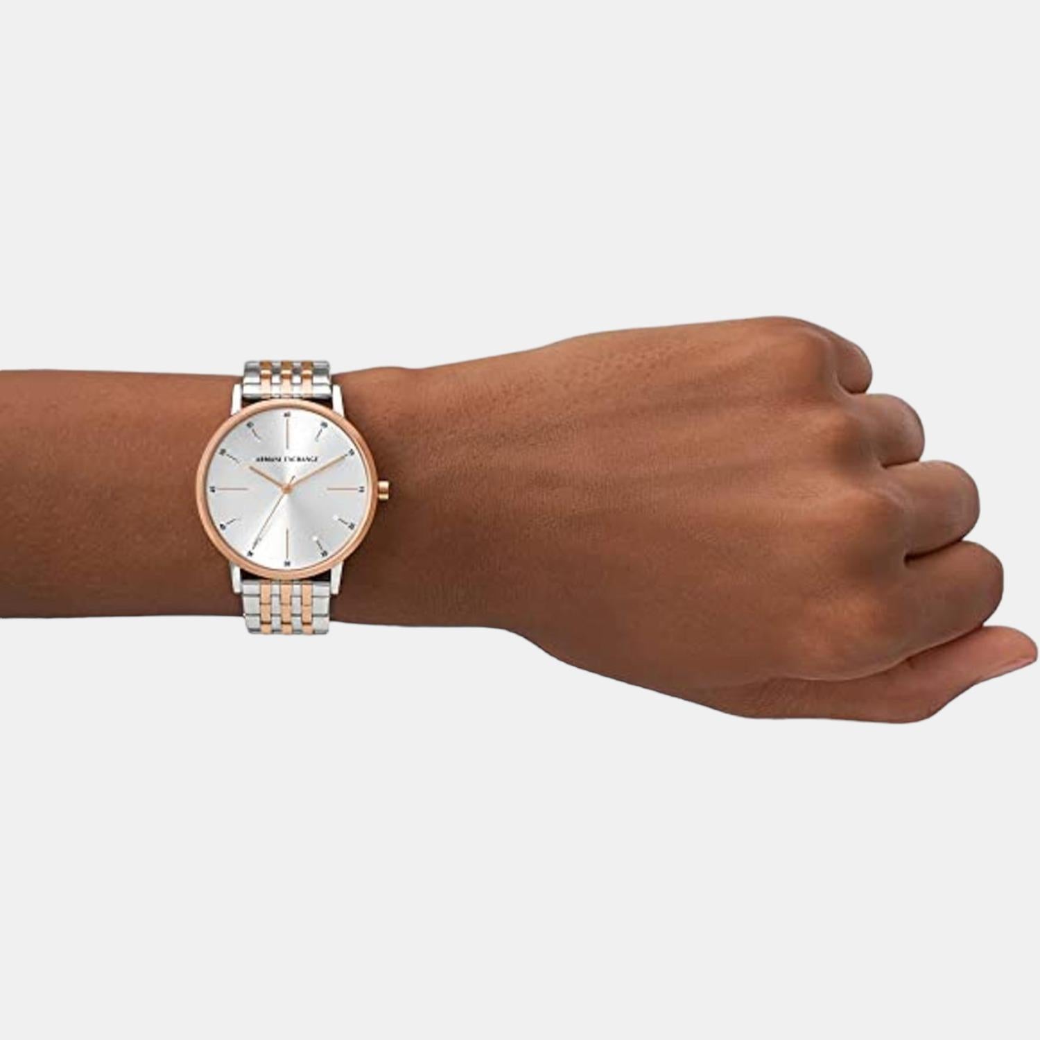 Armani Exchange Stainless Steel Round watch