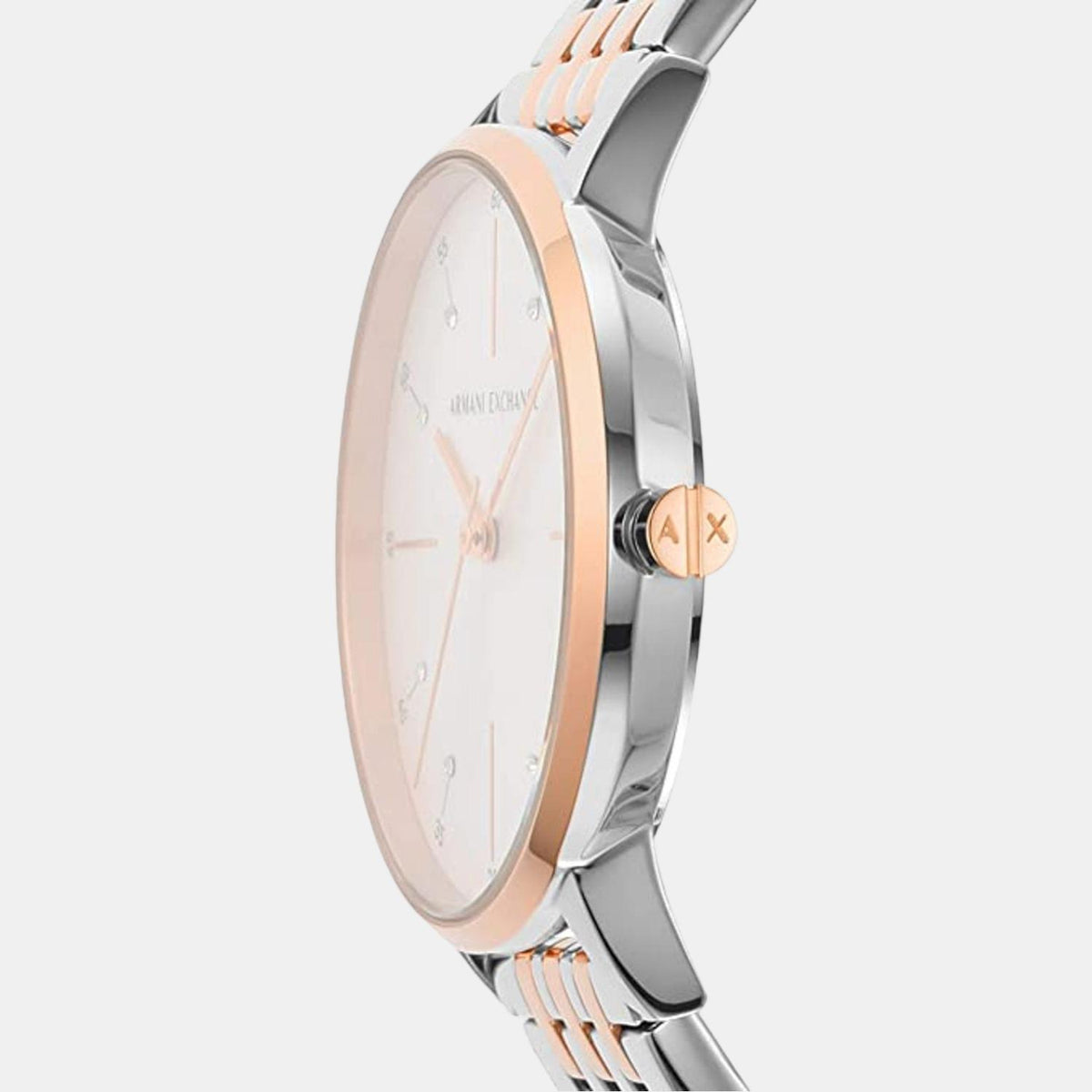 Armani Exchange Women Round Silver watch