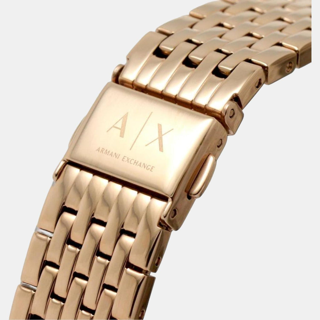 Armani Exchange 36 mm Rose Gold Quartz watch