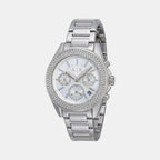 Armani Exchange Round Silver Chronograph watch