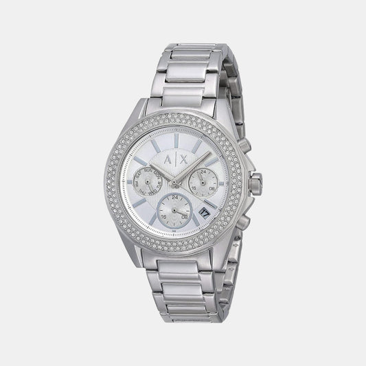 Female Stainless Steel Chronograph Watch AX5650