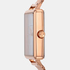 Armani Exchange Women Square Rose Gold watch