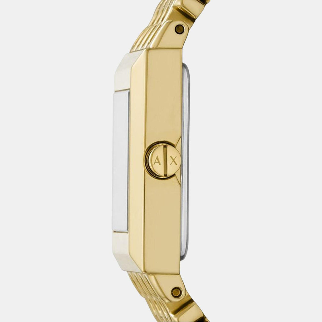 Armani Exchange Women Rectangular Black watch