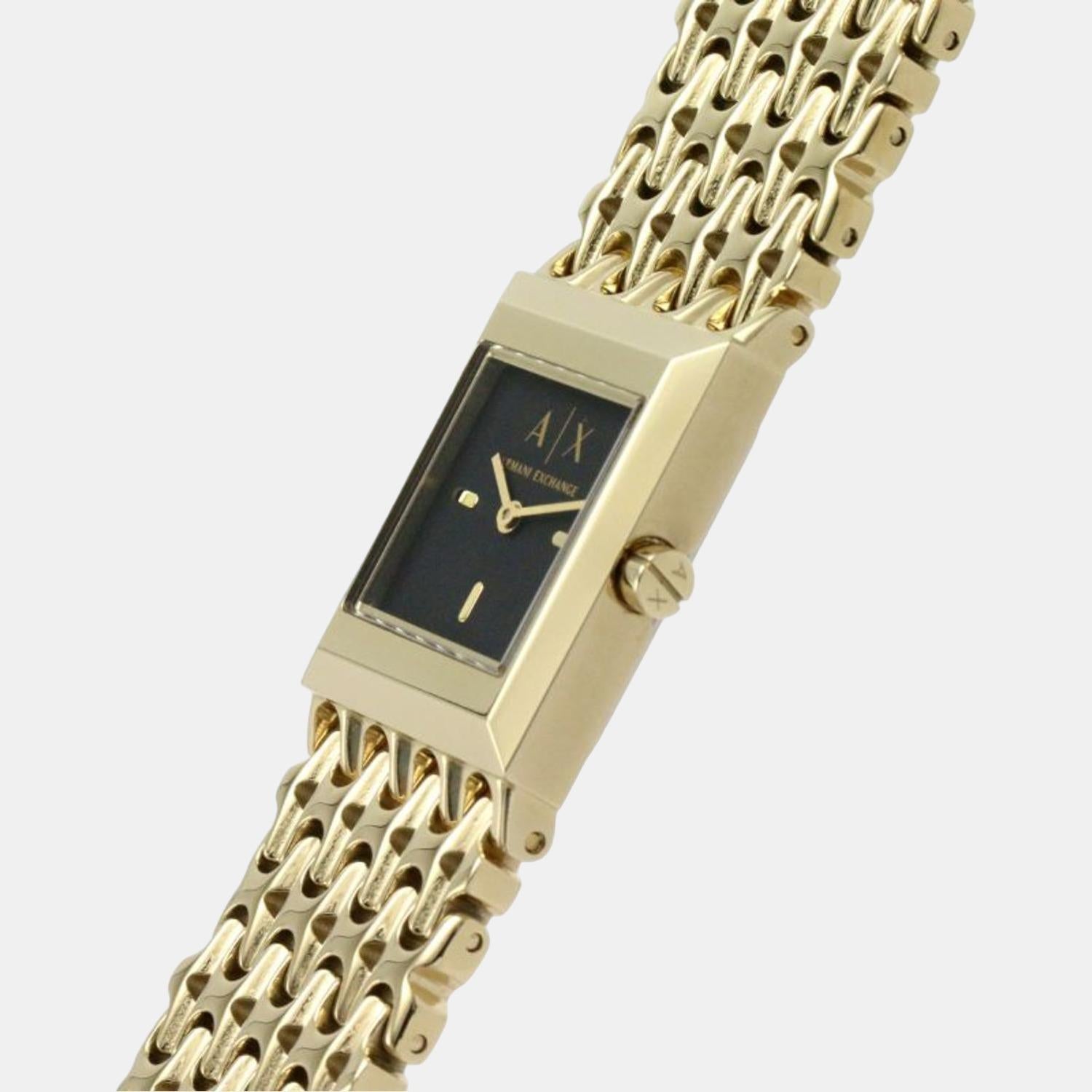 Armani Exchange Stainless Steel Rectangular watch