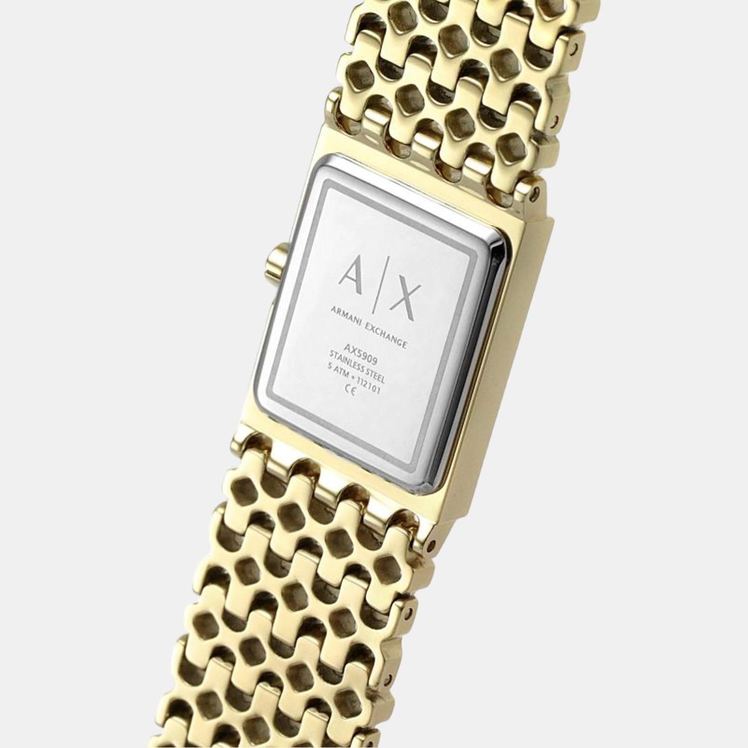 Armani Exchange Rectangular Quartz Analog Women watch