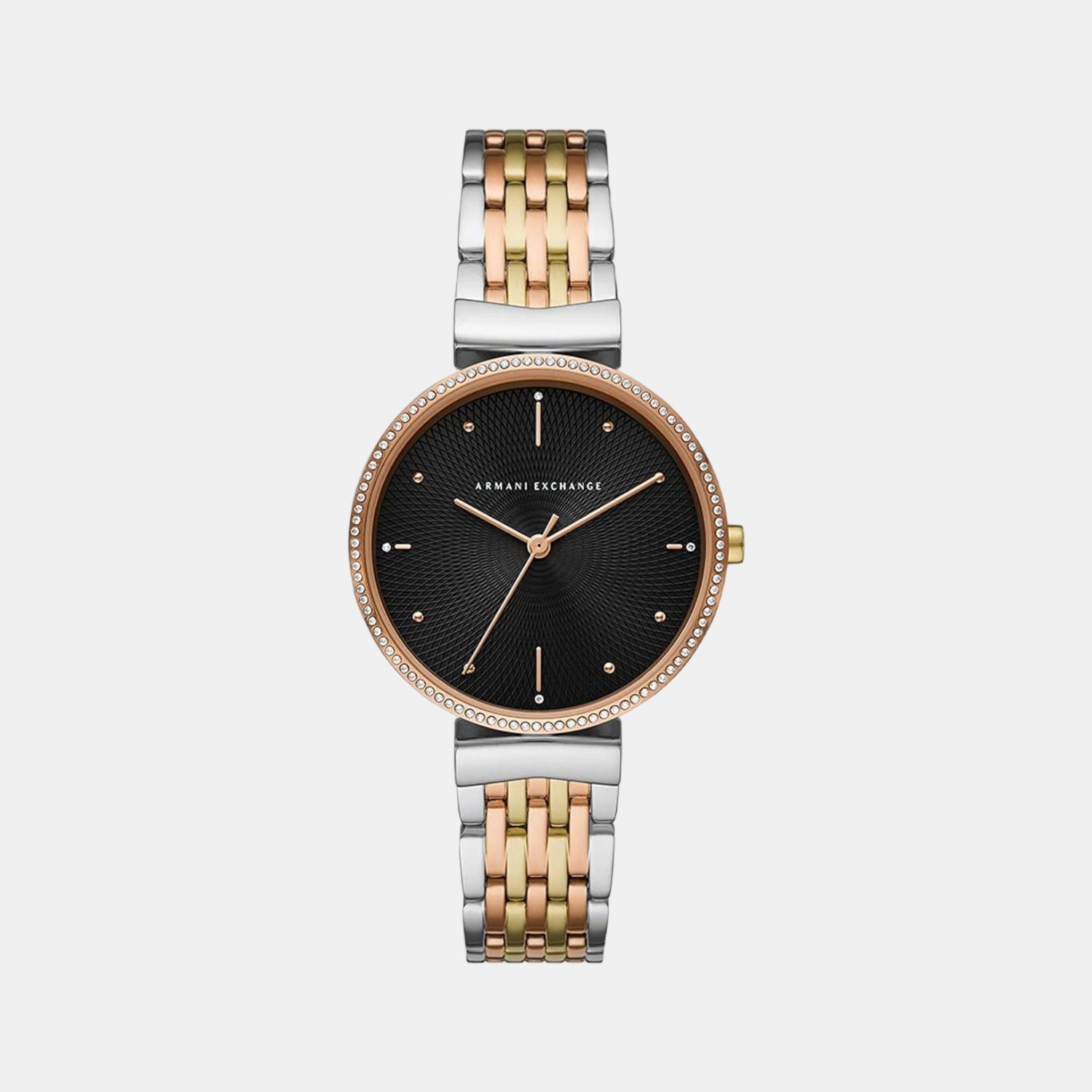 Armani Exchange Round Black Analog watch