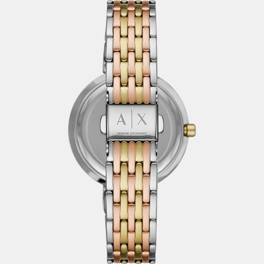Armani Exchange Women Round Black watch