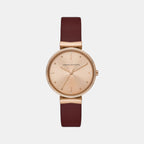 Armani Exchange Round Rose Gold Analog watch