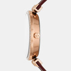 Armani Exchange Women Round Rose Gold watch