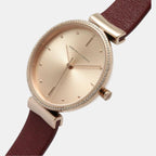 Armani Exchange 36 mm Red Quartz watch