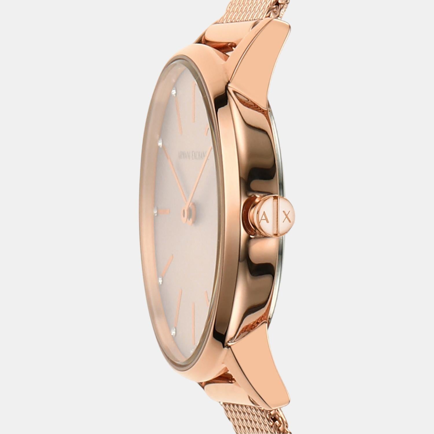 Armani Exchange Stainless Steel Round watch