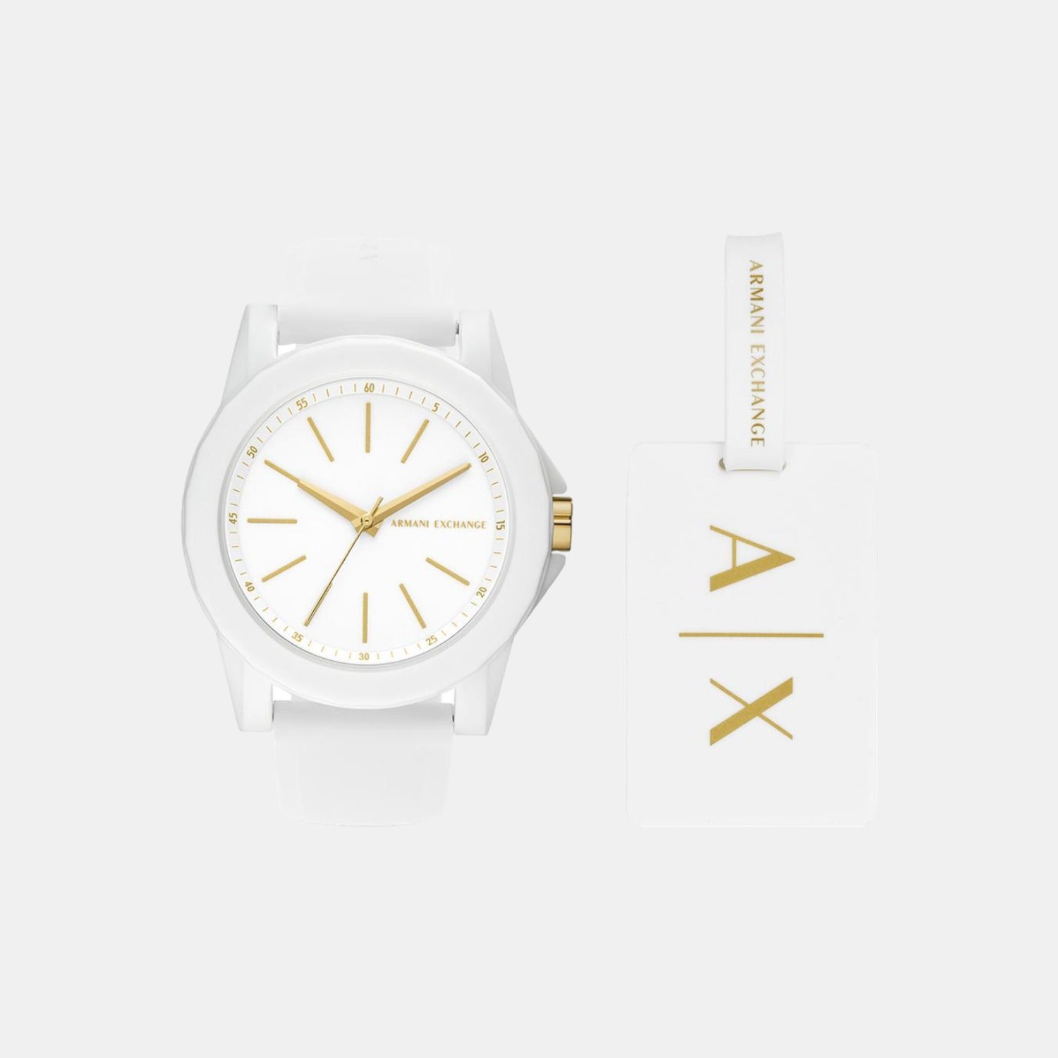 Armani Exchange Round White Analog watch