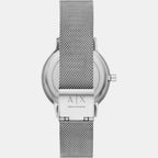 Armani Exchange Women Round Silver watch