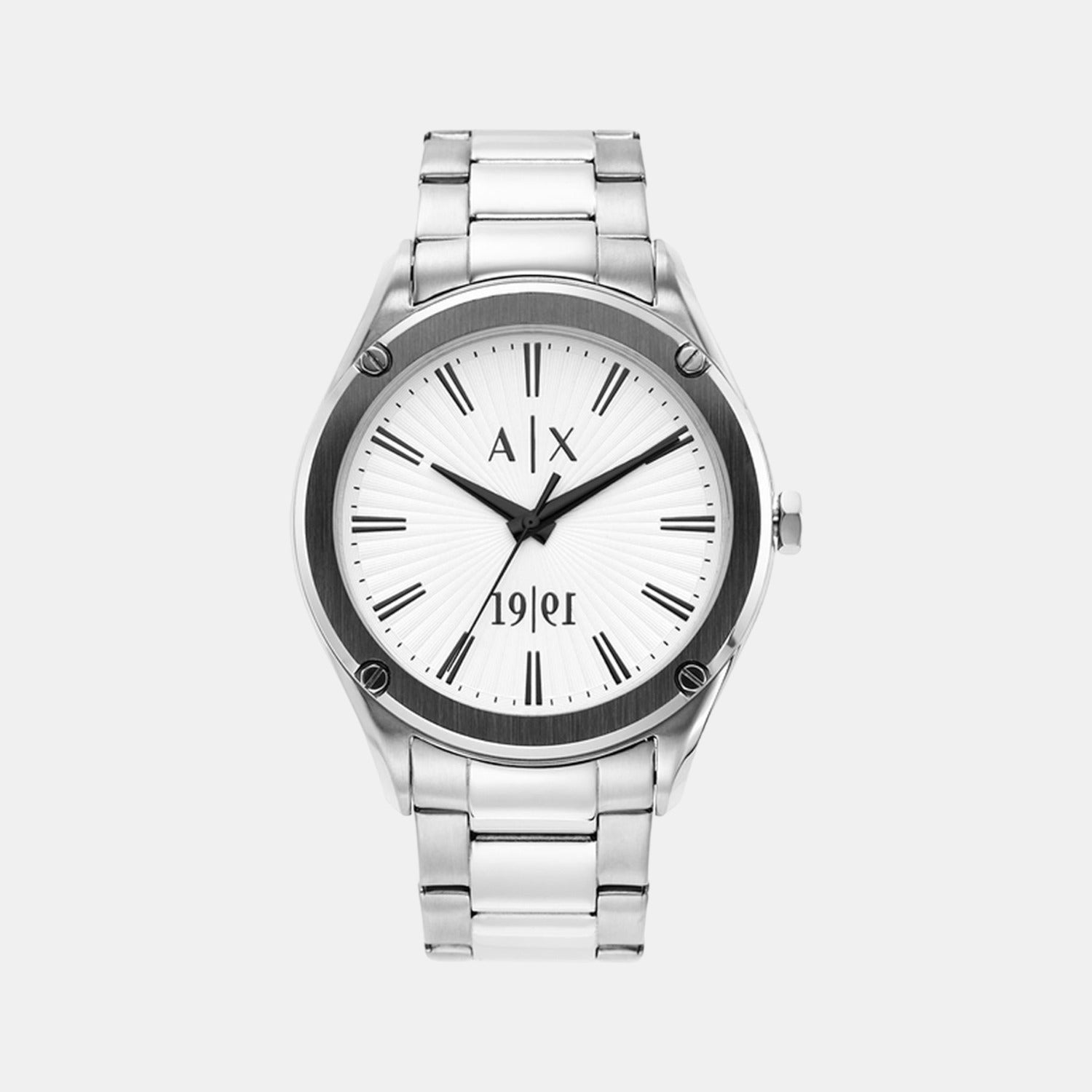 Armani Exchange Round White Analog watch