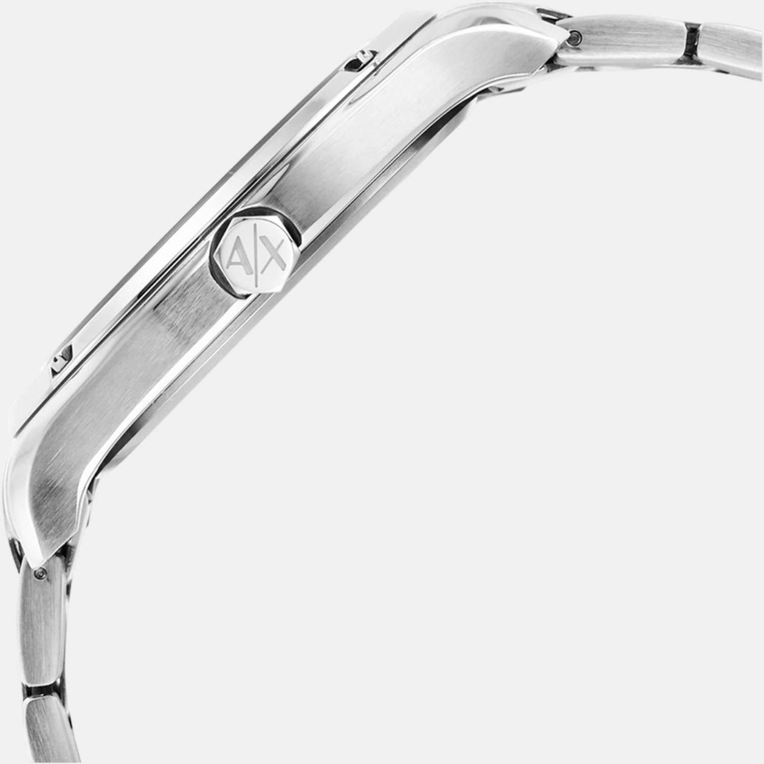 Armani Exchange Men Round White watch