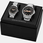 Armani Exchange Stainless Steel Round watch