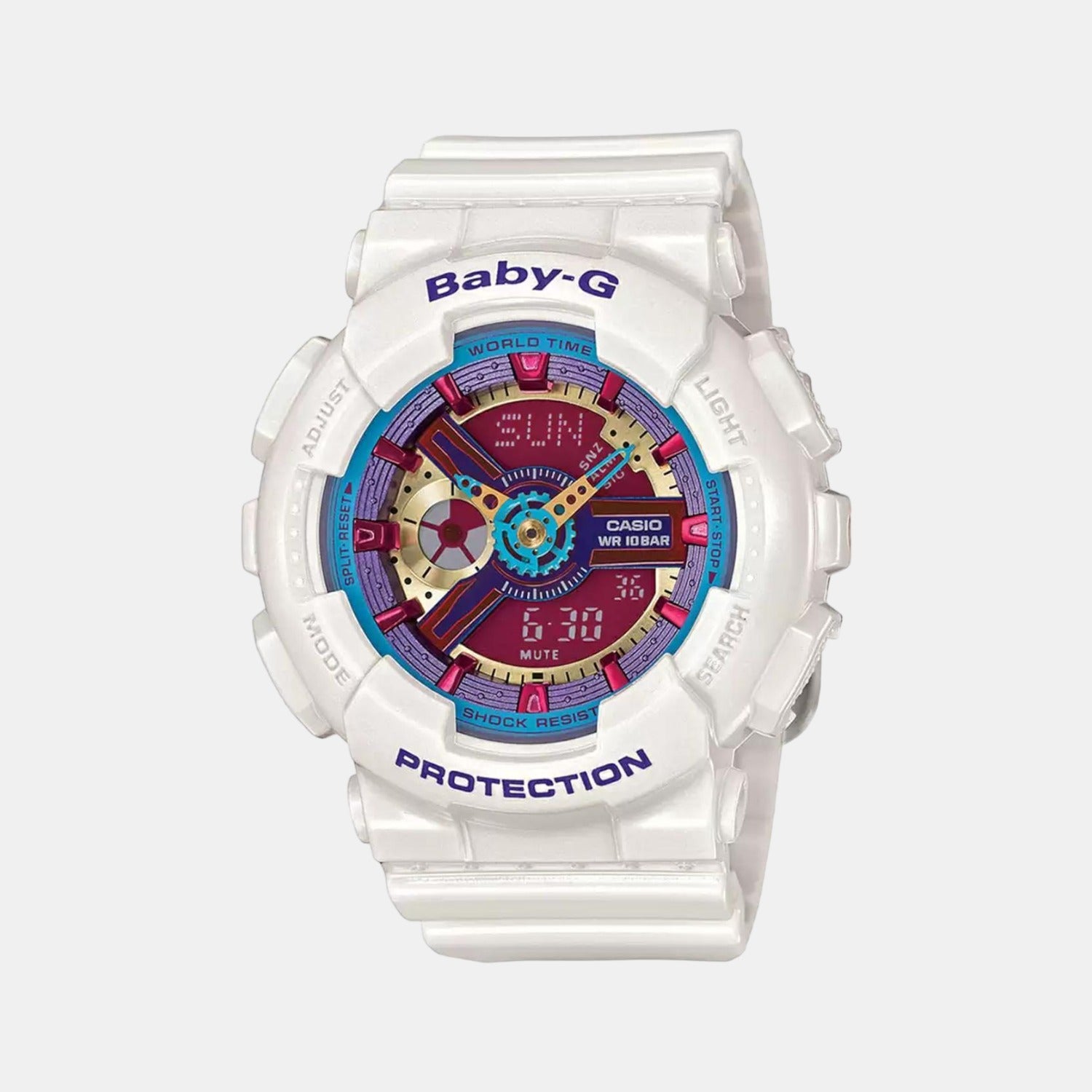Casio Round Two Tone Analog-Digital watch