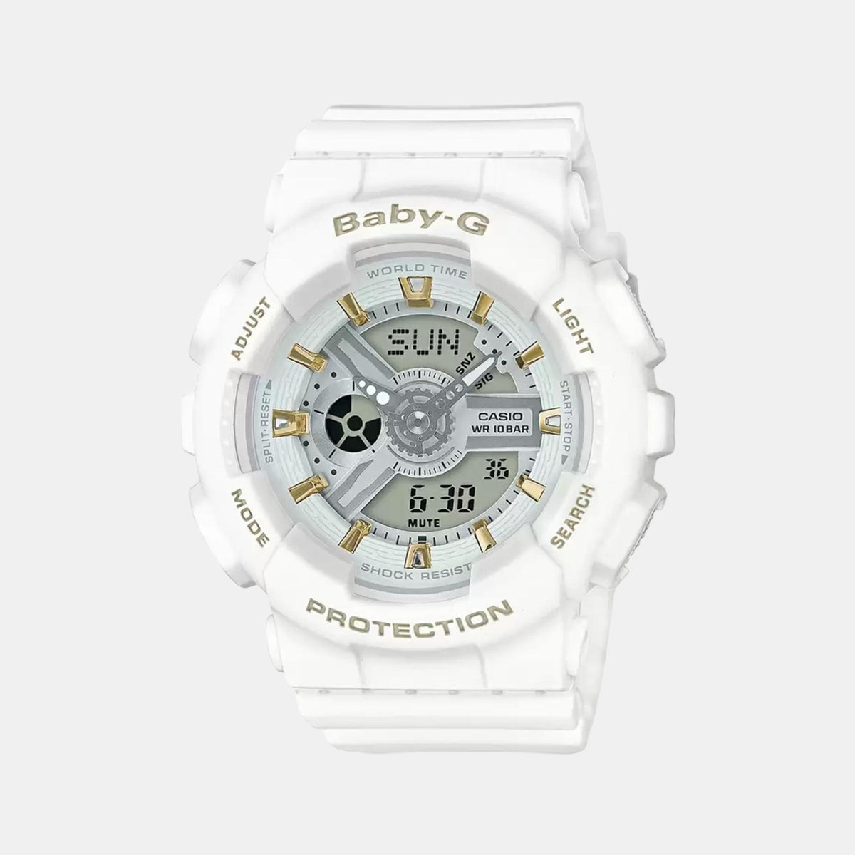 Casio Rectangular White Analog watch