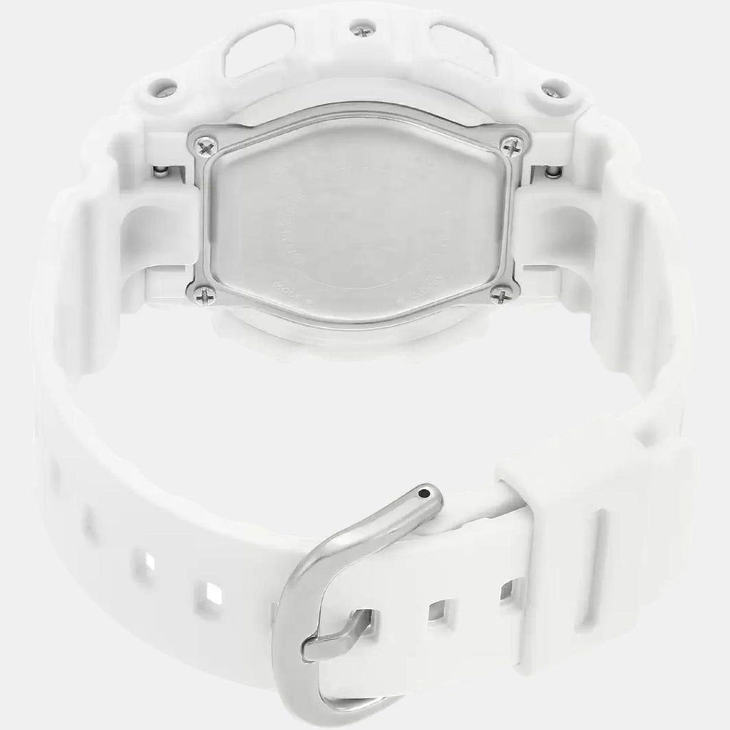 Casio Unisex Rectangular White watch