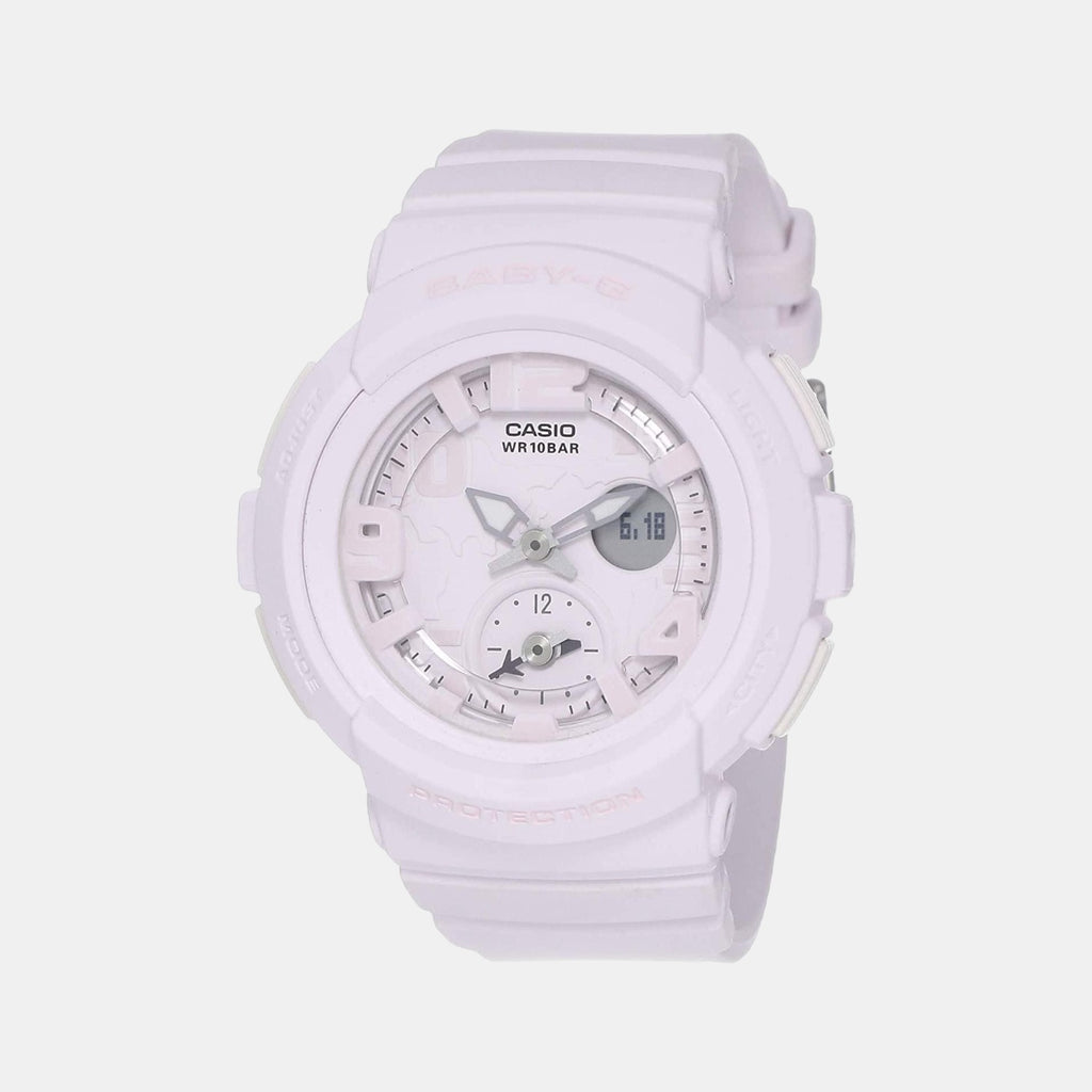 Casio Round Pink Analog-Digital watch