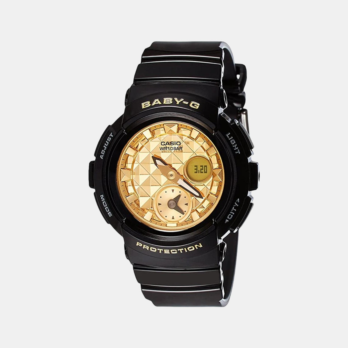 Casio Round Gold Analog-Digital watch