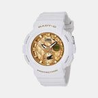 Casio Round Gold Analog-Digital watch