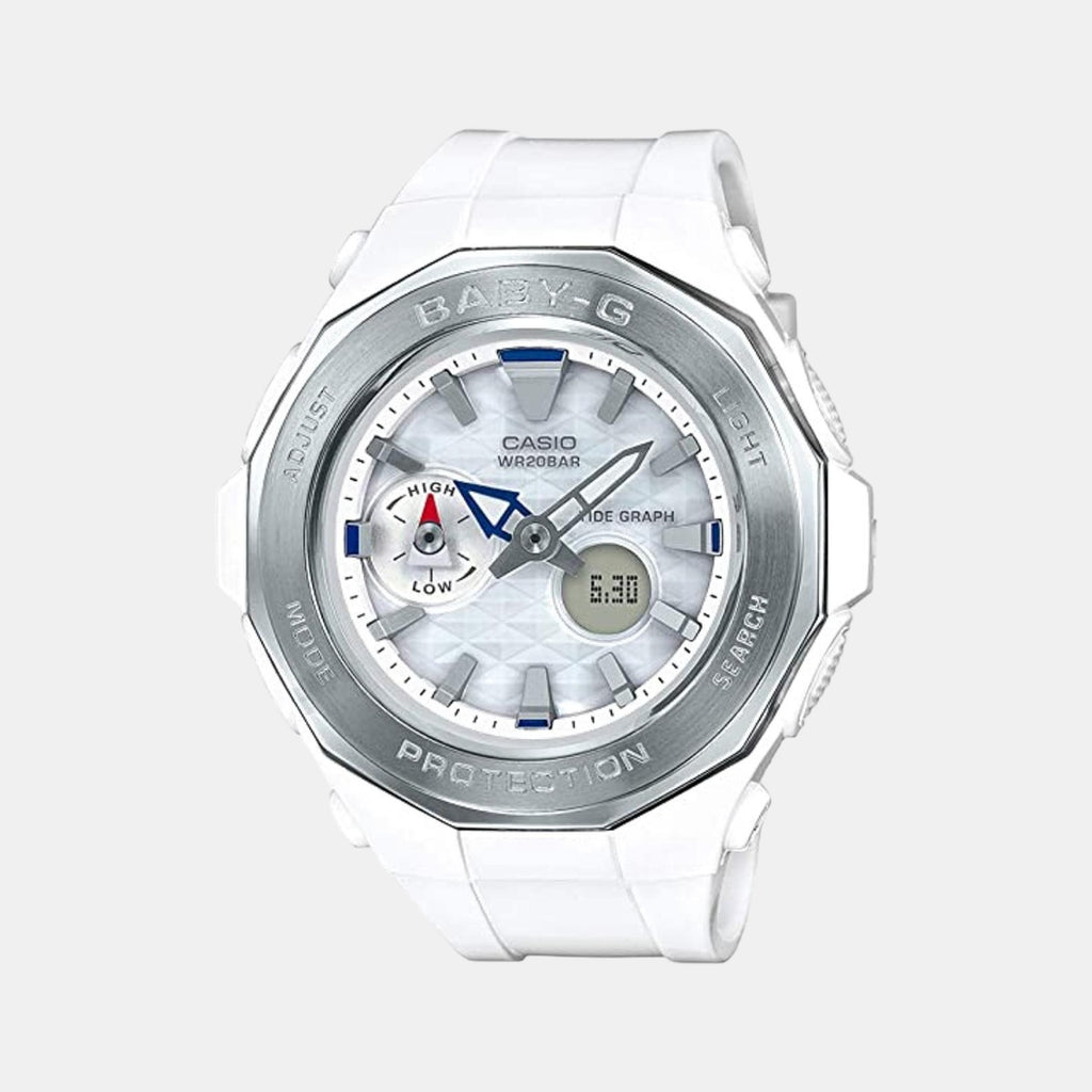 Casio Round Silver Analog-Digital watch
