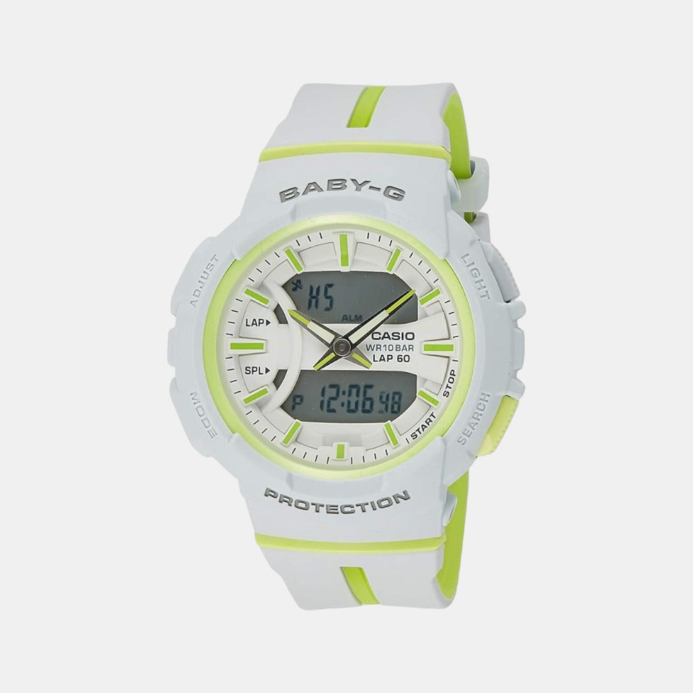 Casio Round White Analog watch