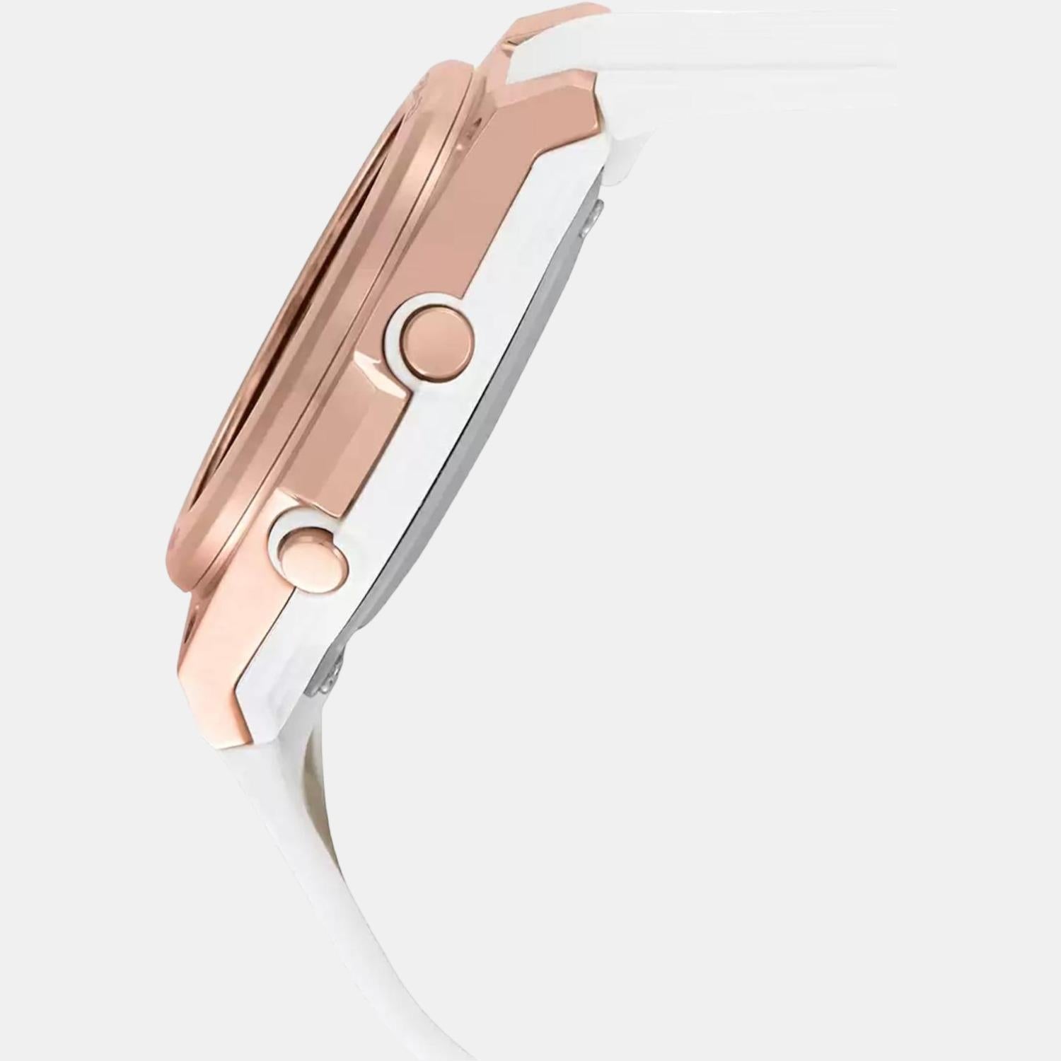 Casio Women Round Rose Gold watch