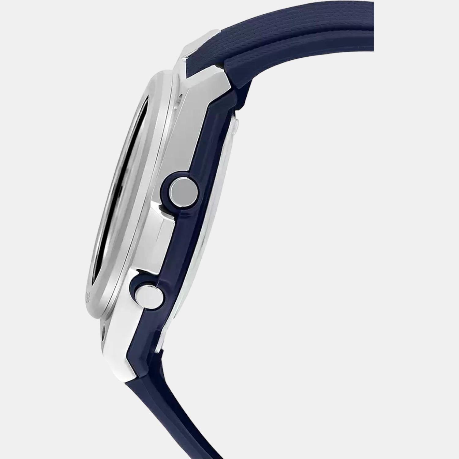 Casio Women Round Blue watch