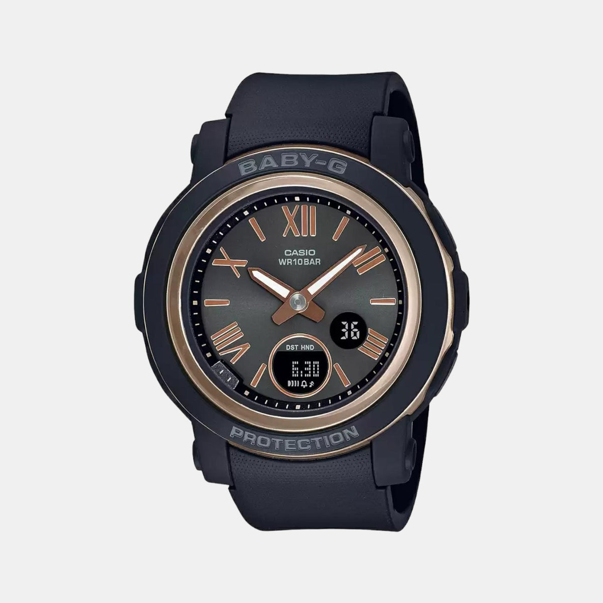 Casio Round Black Analog-Digital watch