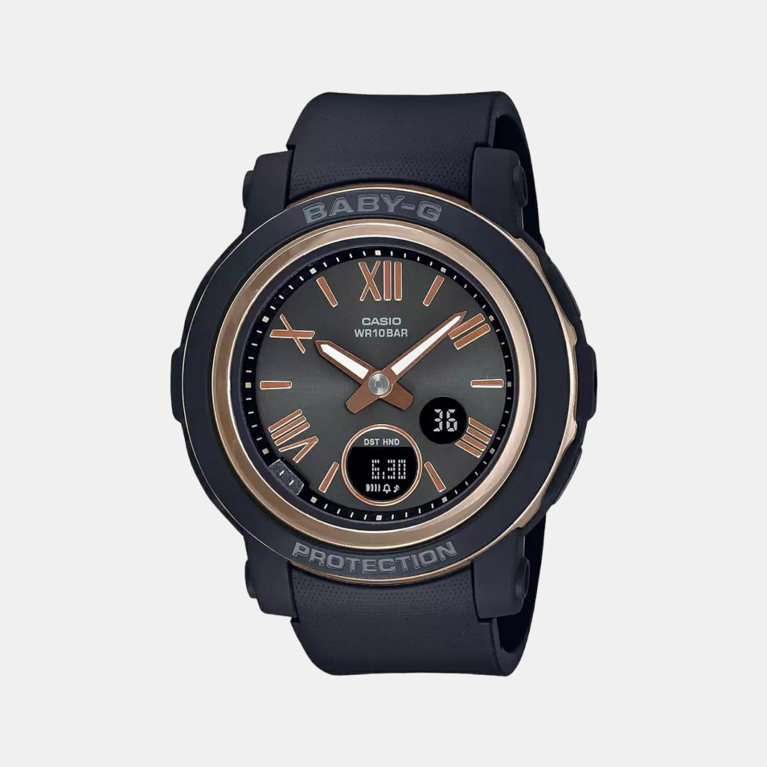 Casio Round Black Analog-Digital watch