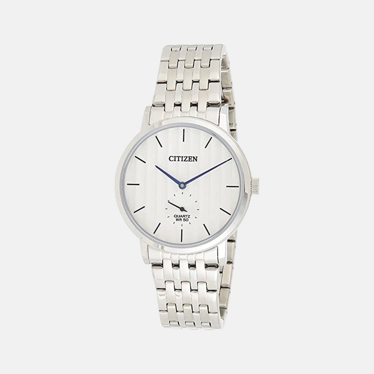 Citizen Male White Analog Stainless Steel Watch | Citizen – Just