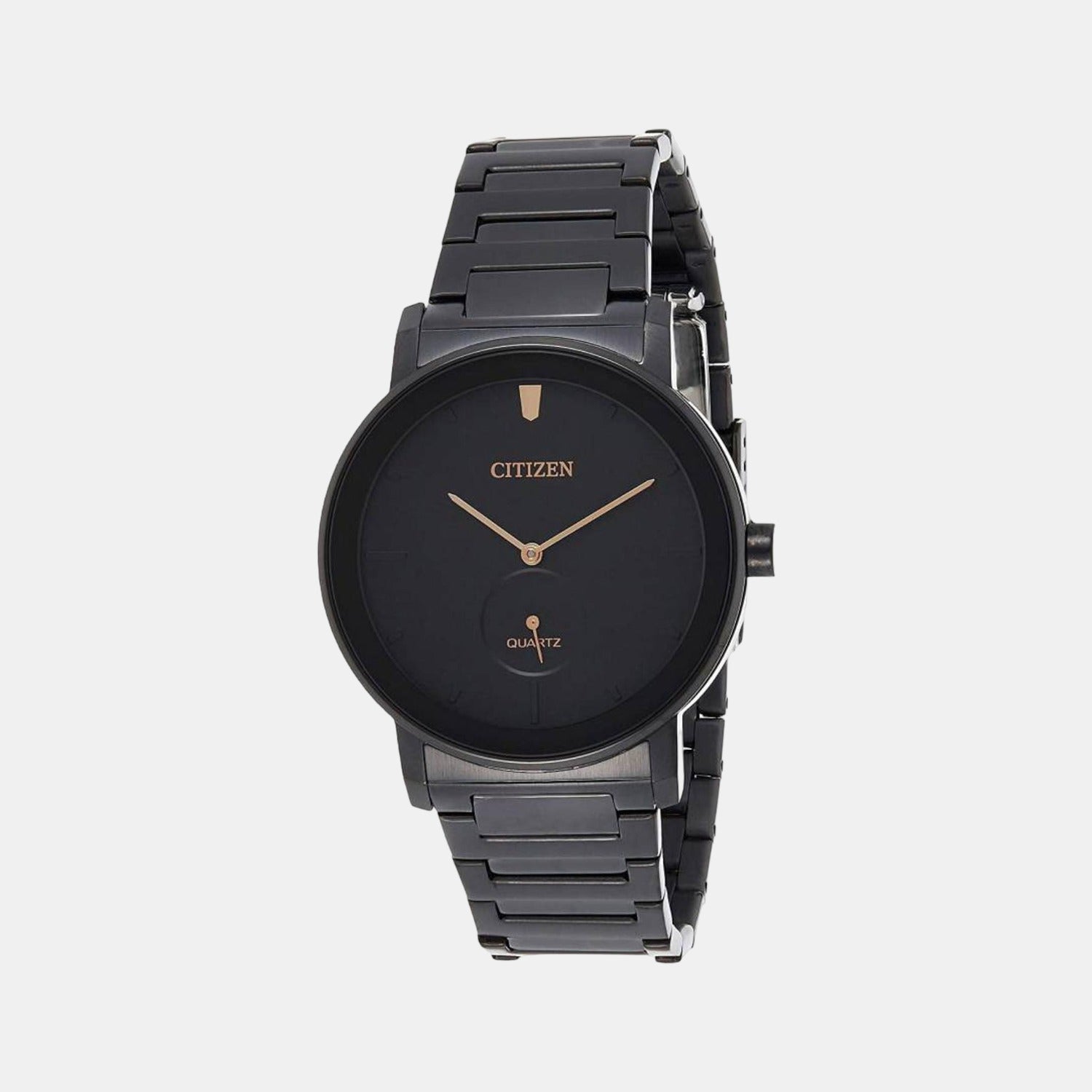 Citizen Black Men's Black Stainless Steel Quartz Watch