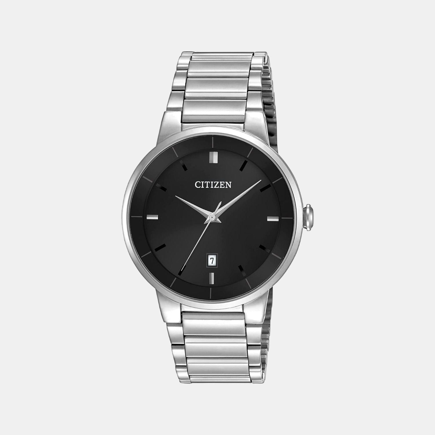 Citizen Stainless Steel Black Watch BI5010 59E Just In Time