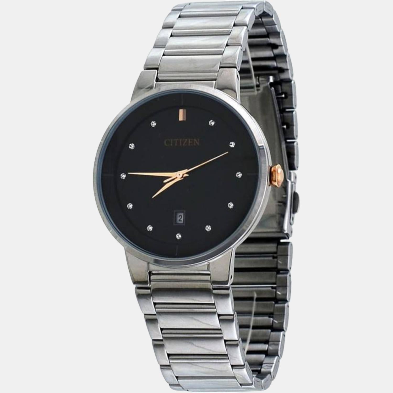 Citizen Men Round Black watch