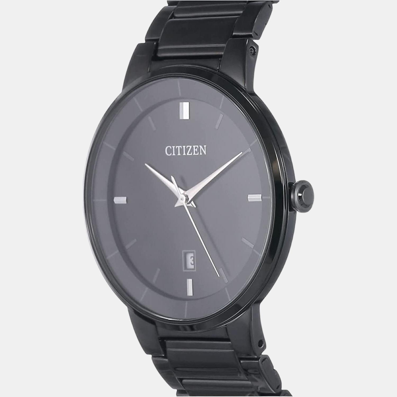 Citizen watch men's black sale