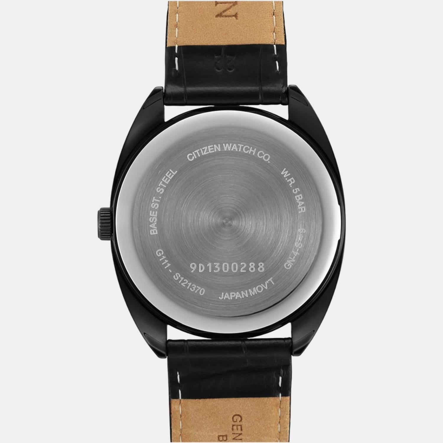 Citizen Men Round Black watch