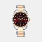 Citizen Round Red Analog watch