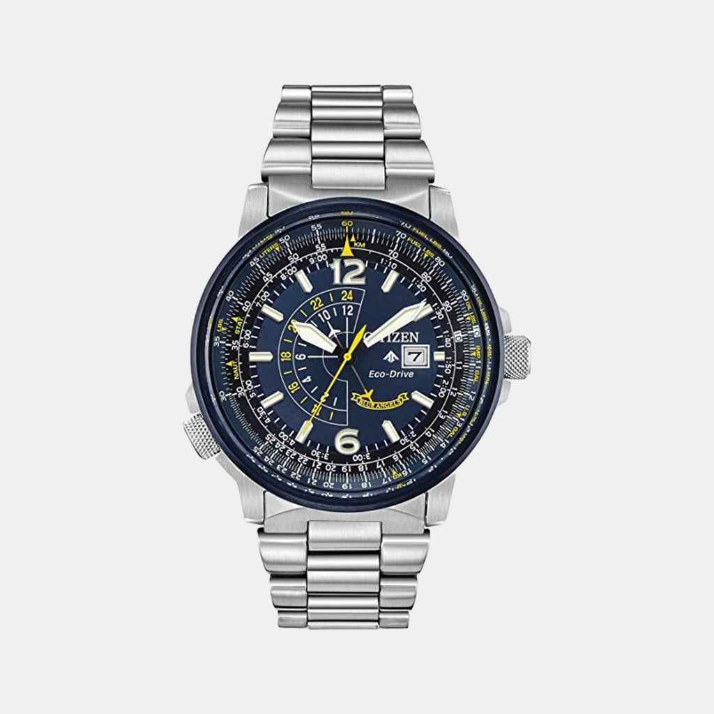 Citizen Round Blue Chronograph watch